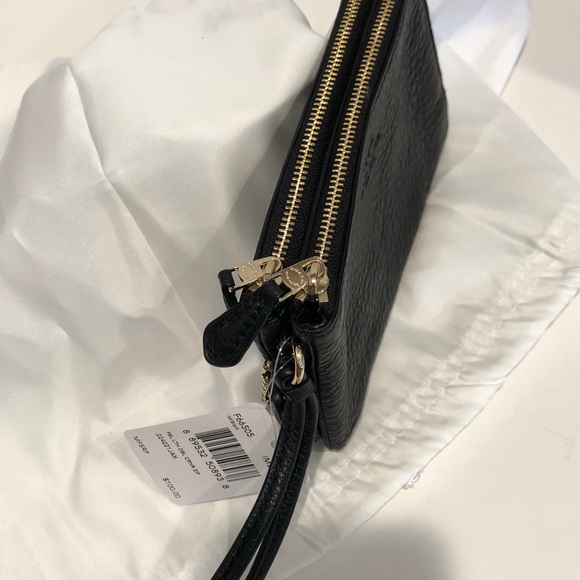 Coach Handbags - Coach double corner black Wristlet.
